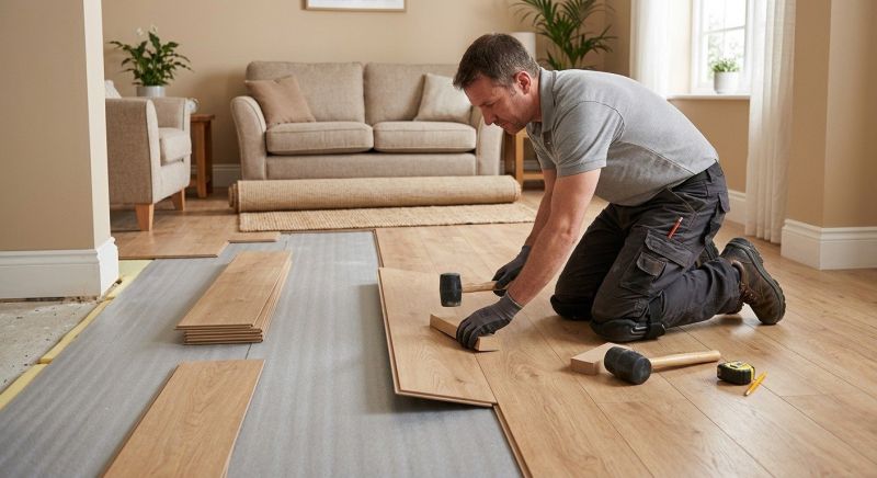 Laminate Floor Installation in Wilmington, MA