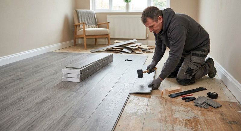 Laminate Floor Replacement in Natick, MA