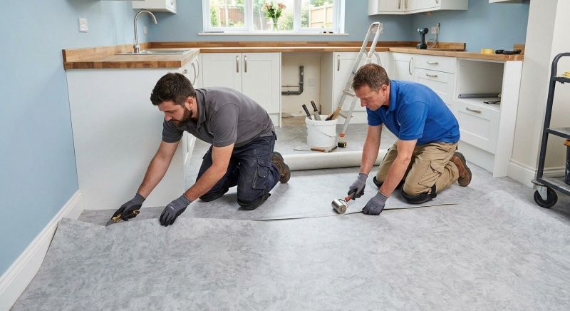 Linoleum Floor Installation in Winchester, MA