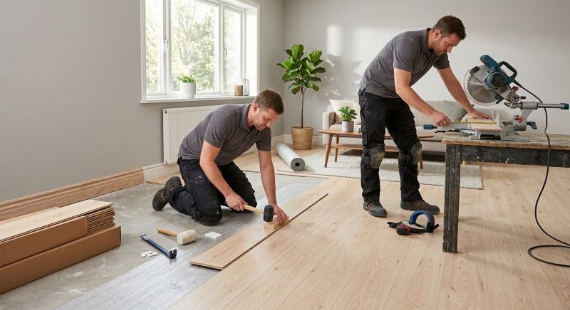 Laminate Floor Installation in Haverhill, MA