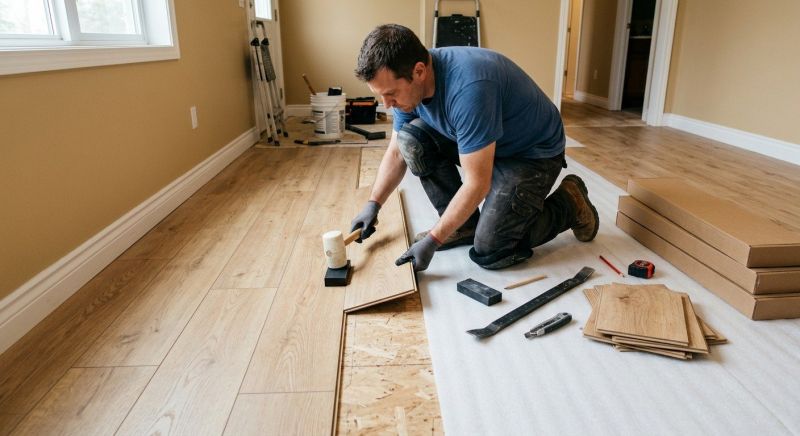Laminate Floor Installation in Waltham, MA