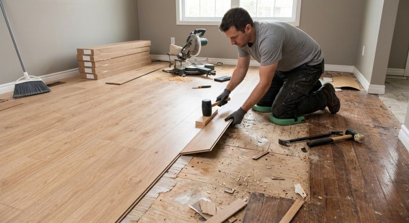 Laminate Floor Replacement in Bolton, MA