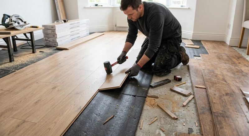 Laminate Floor Replacement in Brighton, MA
