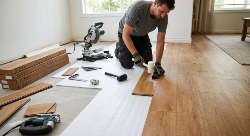 Laminate Floor Replacement in Framingham, MA