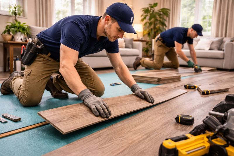 Laminate Floor Replacement in Needham, MA