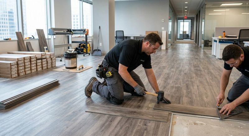 Linoleum Floor Installation in Hudson, MA