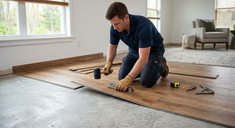 Luxury Vinyl Tile Installation in Brighton, MA