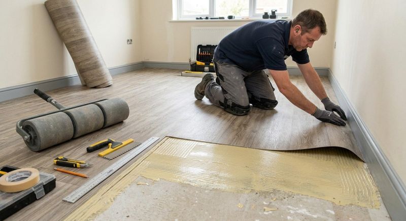 Sheet Flooring Installation in Andover, MA