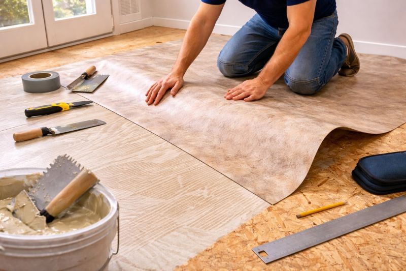 Sheet Flooring Installation in Jamaica Plain, MA