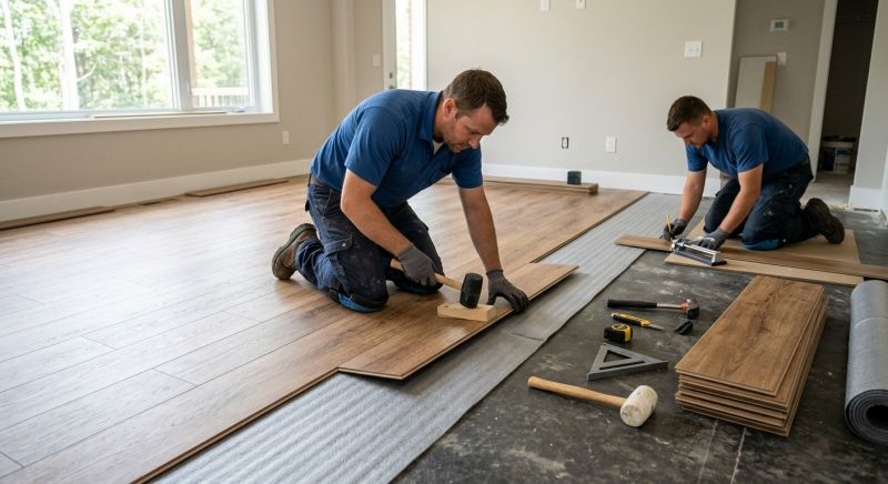 Vinyl Flooring Installation in Hudson, MA