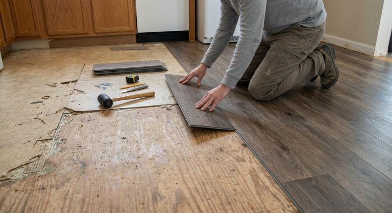 Vinyl Flooring Installation in Pelham, NH